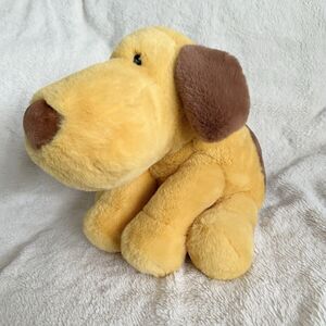 Target Giggle Scape Yellow Brown Sitting Cute Puppy Dog Plush 11” Stuffed Animal